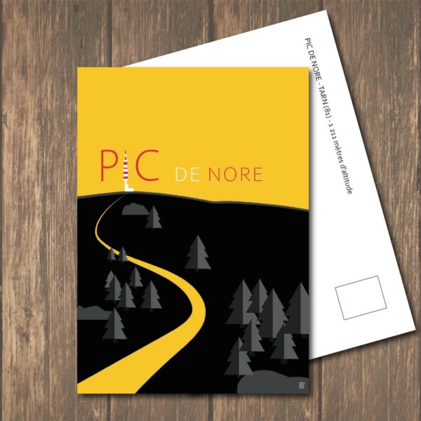 Carte Tarn Pic de Nore