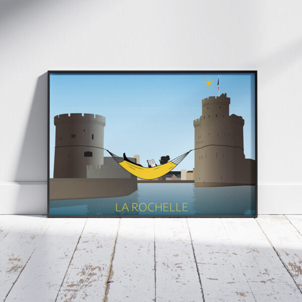 Affiche vacances à La Rochelle